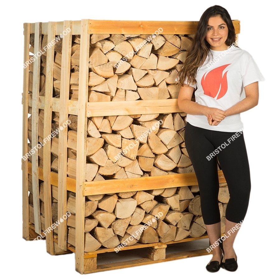full ash crate firewood