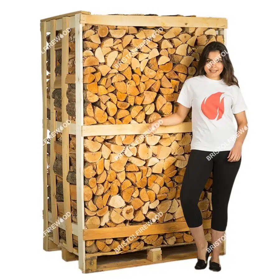 full mixed crate kiln dried logs