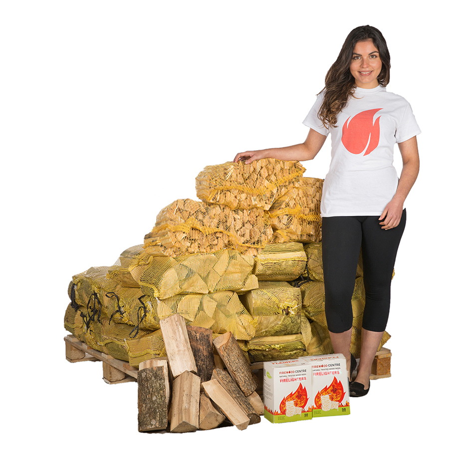 Winter Warmer - 24 Nets Kiln Dried Logs +4 Kindling +2 Box Firelighters
