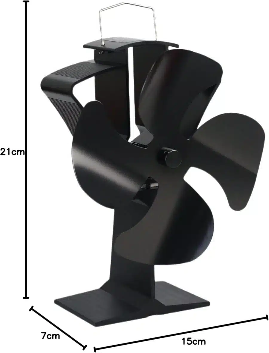 Alternative view of Woodburner Fan